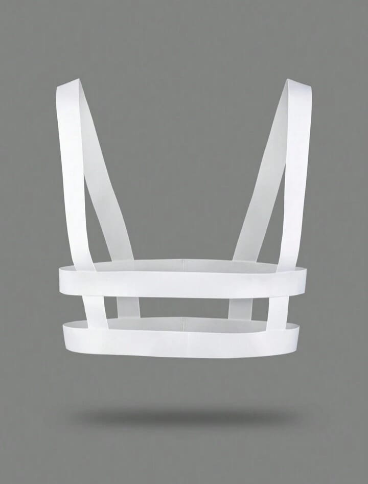 Men's Solid Color Wide Strap Simple Bodybands